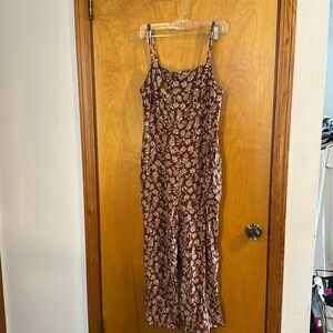Old Navy Brown Jumpsuit with Spaghetti Straps